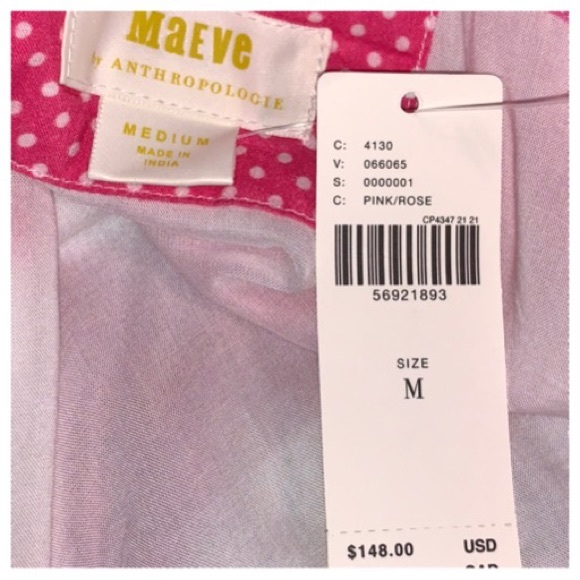 ❌SOLD❌Anthropologie Pink Tie-dye Geneva Maxi Dress - Picture 8 of 10